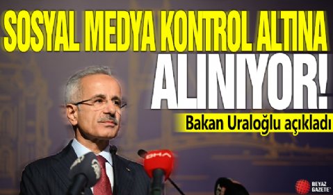 Sosyal medya kontrol altına alınıyor! Bakan Uraloğlu açıkladı