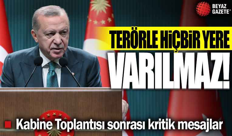 Cumhurbaşkanı Erdoğan'dan terörsüz Türkiye mesajı: Kazanan 86 milyon olacak
