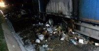 Kamyon alev aldı! Facianın önüne böyle geçildi Haberi