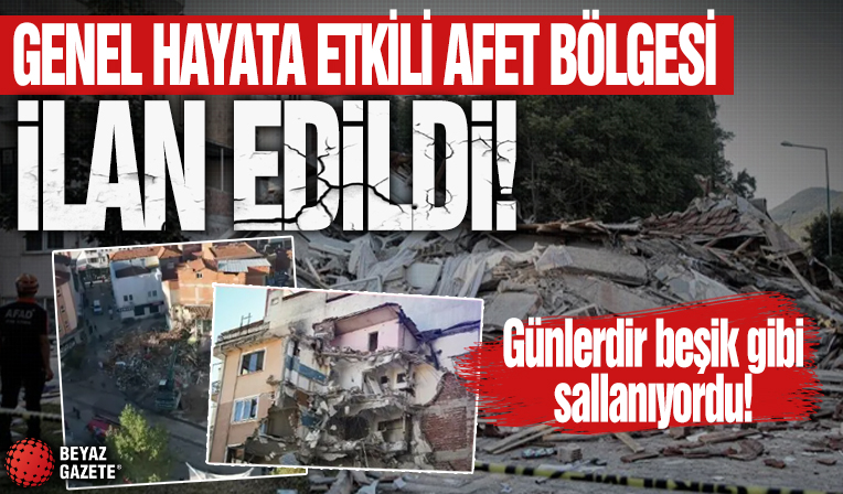 Sındırgı için flaş karar! 'Genel hayata etkili afet bölgesi' ilan edildi