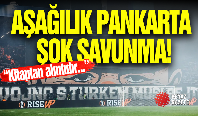 Aşağılık Pankarta Plzen'den Savunma!