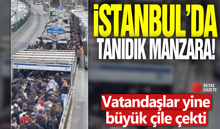 İstanbul'da tanıdık manzara! Vatandaşlar yine büyük çile çekti