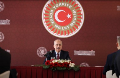 TBMM Başkanı Numan Kurtulmuş, medya kuruluşlarının genel yayın yönetmenleriyle İstanbul'da bir araya geldi