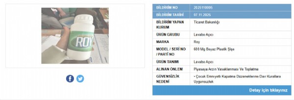 Ticaret Bakanlığı yasakladı! O ürünler piyasadan toplatılıyor