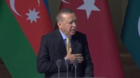 Cumhurbaşkanı Erdoğan Zafer Günü kutlamaları için Bakü’de! Karabağ Zaferi töreninde önemli açıklamalar