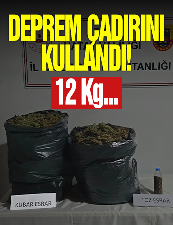 Deprem Çadırını Pis İşine Alet Etti!
