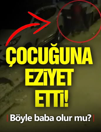 Böyle Baba Olur Mu? Çocuğunu Yere Fırlattı!