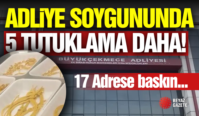 Adli Emanet Soygununda 5 Tutuklama Daha!