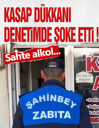 Kasapta Sahte Alkol Üretimi!