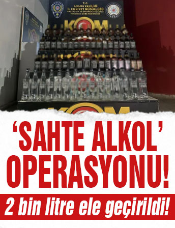 Yılbaşı öncesi 'sahte alkol' operasyonu: 2 bin litre ele geçirildi!