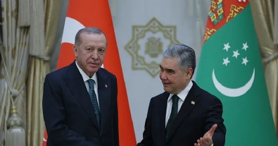 Cumhurbaşkanı Erdoğan'dan Türkmenistan'da önemli mesajlar! 'Gazze'de ateşkes kalıcı olmalı'
