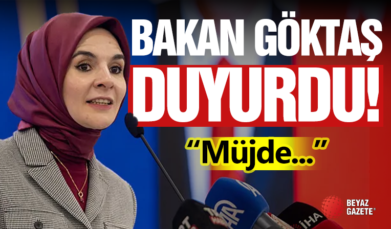 Bakan Göktaş Açıkladı! Müjde...