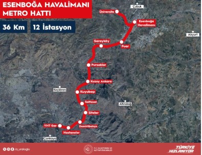 Bakan Uraloğlu Duyurdu! 'Esenboğa Metrosu...'