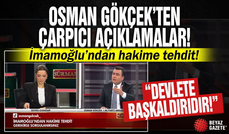 AK Parti Ankara Milletvekili Osman Gökçek açıklamalarda bulundu.