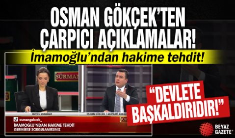 AK Parti Ankara Milletvekili Osman Gökçek açıklamalarda bulundu.
