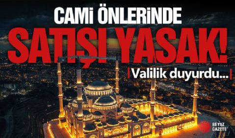 Cami Önlerinde Şans Oyunları Satışı Yasak!