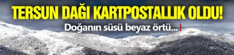 Tersun Dağı'nda Kartpostallık Görüntüler!