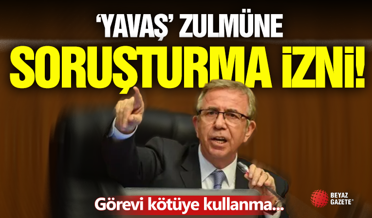 Mansur Yavaş İçin Soruşturma İzni Çıktı! Görevi Kötüye Kullanma...