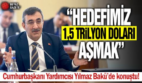 Cevdet Yılmaz açıkladı! 'Türkiye ekonomisinin 1,5 trilyon doları aşmasını bekliyoruz'