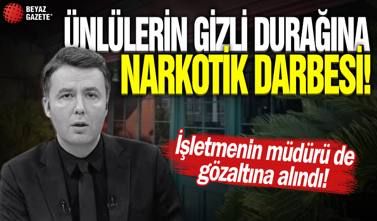 Ünlülerin gizli durağı 'Kütüphane'ye narkotik darbesi! İşletme müdürü Yaşar Koz gözaltında!