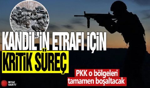 Kandil’in etrafı için kritik süreç! PKK o bölgeleri tamamen boşaltacak