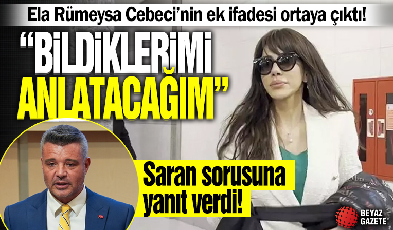 Spiker Ela Rümeysa Cebeci'nin ek ifadesinde 'Sadettin Saran' detayı: Satıcı değil içiciyim