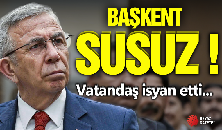 'Yavaş' Yönetimi Başkenti Susuz Bıraktı!