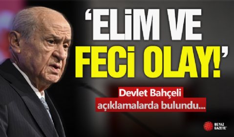 Devlet Bahçeli ' Uçak Kazası Düşündürücü'