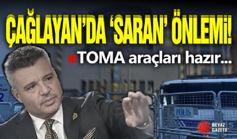 Çağlayan'da Saadettin Saran Önlemi!