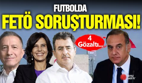 Futbolda FETÖ Soruşturması!4 Gözaltı...