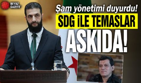 Şam yönetimi: SDG ile temasları askıya aldık