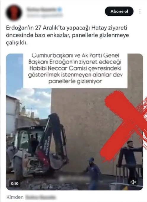 Cumhurbaşkanlığı İletişim Başkanlığı Dezenformasyonla Mücadele Merkezi Yalanladı!