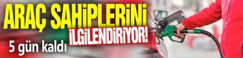 Araç sahiplerini ilgilendiriyor! 5 gün kaldı