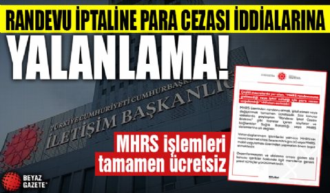 DMM'den 'MHRS randevusu iptaline para cezası' iddialarına yalanlama