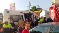 İETT otobüsü börekçiye girdi! Üsküdar'da feci kaza