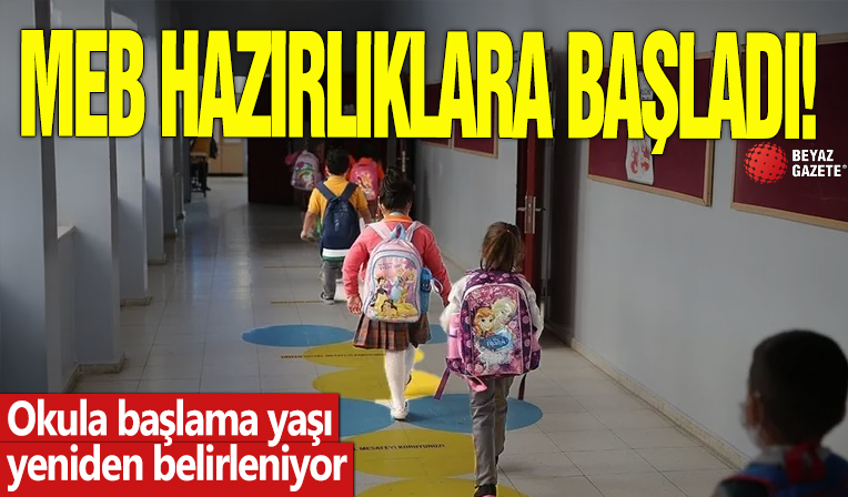 MEB hazırlıklara başladı! Okula başlama yaşı yeniden belirleniyor