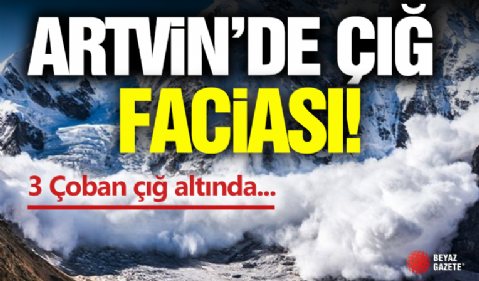 Artvin'de Çığ Meydana Geldi!