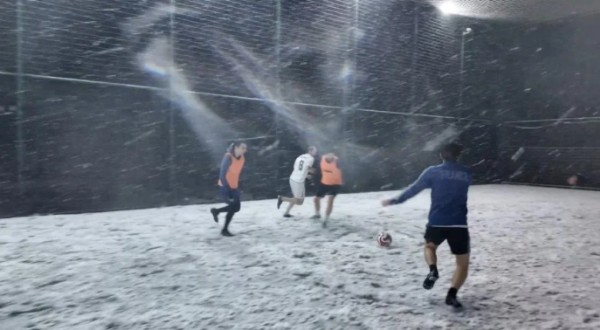 Onlarda Karın Keyfini Çıkardı!