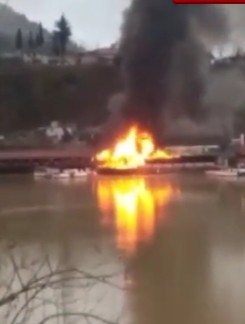 Trabzon'da Korkutan Yangın!