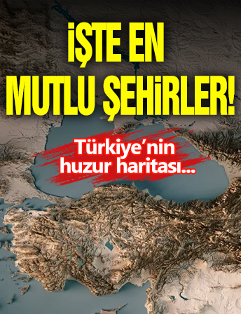 Türkiye'nin En Mutlu Şehirleri!