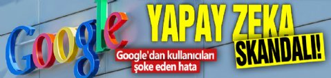 Yapay zeka skandalı! Google'dan kullanıcıları şoke eden hata