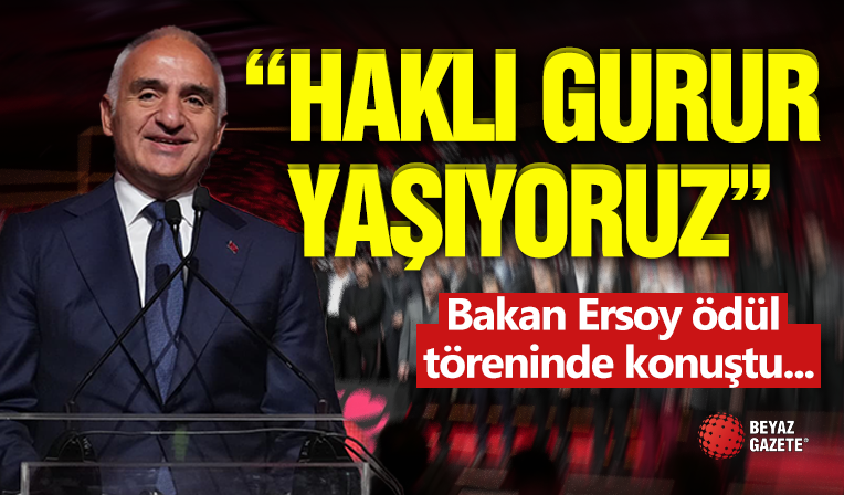 BAKAN ERSOY: “BİNLERCE YILLIK YEREL LEZZETLERİMİZİN VE MUTFAK SANATIMIZIN DÜNYA ÇAPINDA TAKDİR GÖRMESİ GURUR VERİCİ”