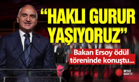 BAKAN ERSOY: “BİNLERCE YILLIK YEREL LEZZETLERİMİZİN VE MUTFAK SANATIMIZIN DÜNYA ÇAPINDA TAKDİR GÖRMESİ GURUR VERİCİ”