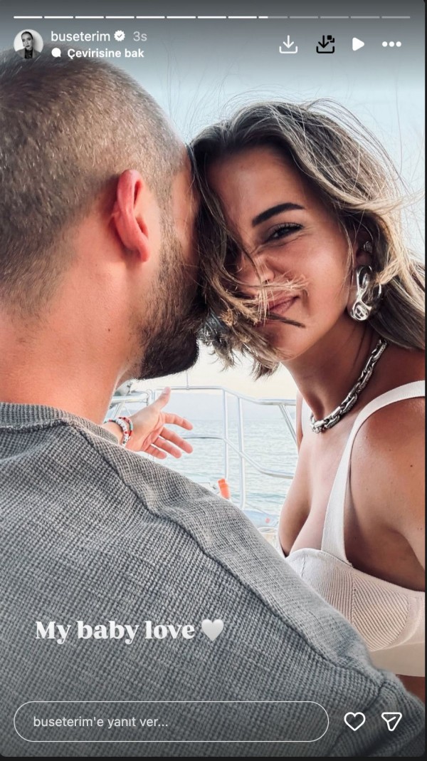 Buse Terim aşkını ilan etti