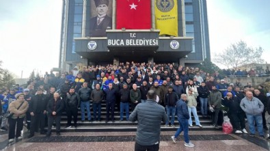 Buca Belediyesi’nde maaş krizi! İşçiler greve çıktı...