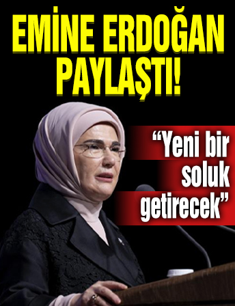 Emine Erdoğan'dan 'Sıfır Atık ve Sürdürülebilirlik Yarışması' paylaşımı