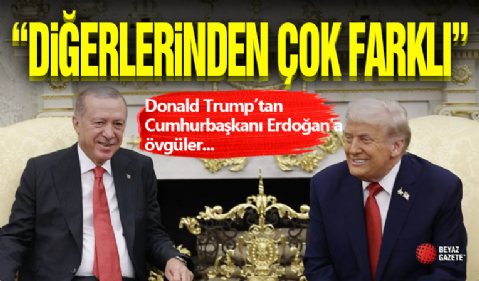 Donald Trump'tan Cumhurbaşkanı Erdoğan'a Methiyeler!