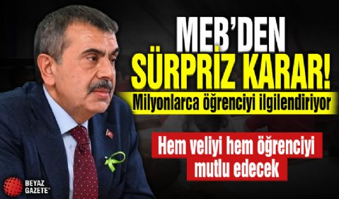 Milli Eğitim Bakanlığı'ndan sürpriz karar: Milyonlarca öğrenciyi ilgilendiren adım hem veliyi hem öğrenciyi mutlu edecek