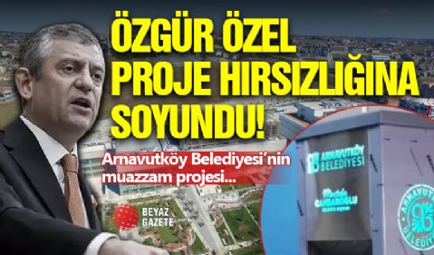 Özgür Özel Ak Partili Belediye'nin Projesini Sahiplenmeye Çalıştı!