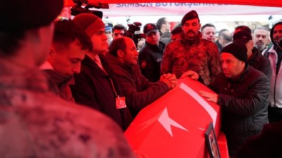 Samsunlu şehit polis, dualarla uğurlandı
